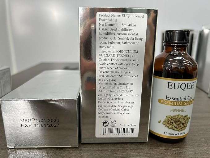 EUQEE Fennel Essential Oil 4Fl.Oz Pure Fennel Oil - Image 8