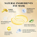 Clay Mask Set Gold Eye Patches, Mud Mask Deep Pore Cleansing Acne Blackhead - Image 5