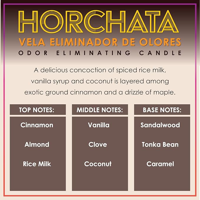 Horchata Odor Eliminating Highly Fragranced Candle - Image 5
