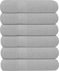 KAHAF COLLECTION 6 Pack Bath Towels Set 100% Ring Spun Cotton, Lightweight by KAHAF+COLLECTION