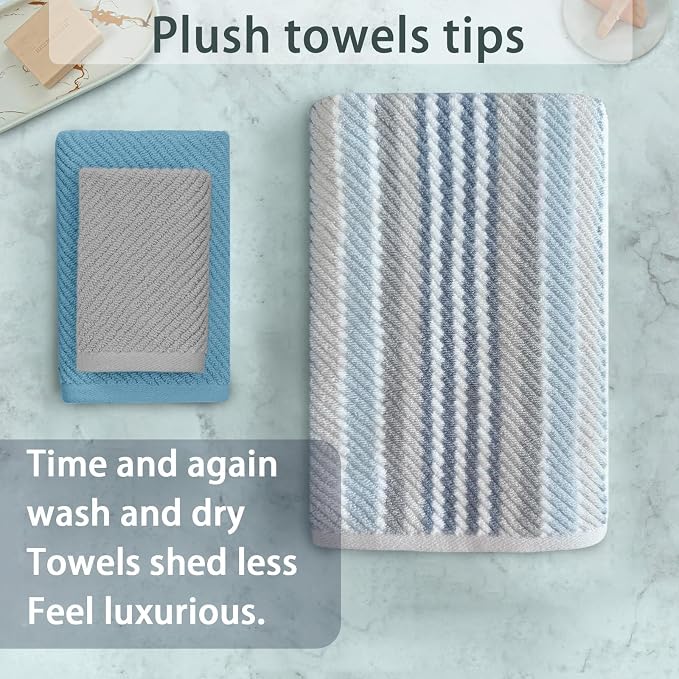 VOOVA & MOVAS Towel Set for Bathroom - Image 4
