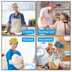 Scrub Caps Women Bouffant Scrub Hats Caps Nurses, Adjustable Working Cap - Image 7