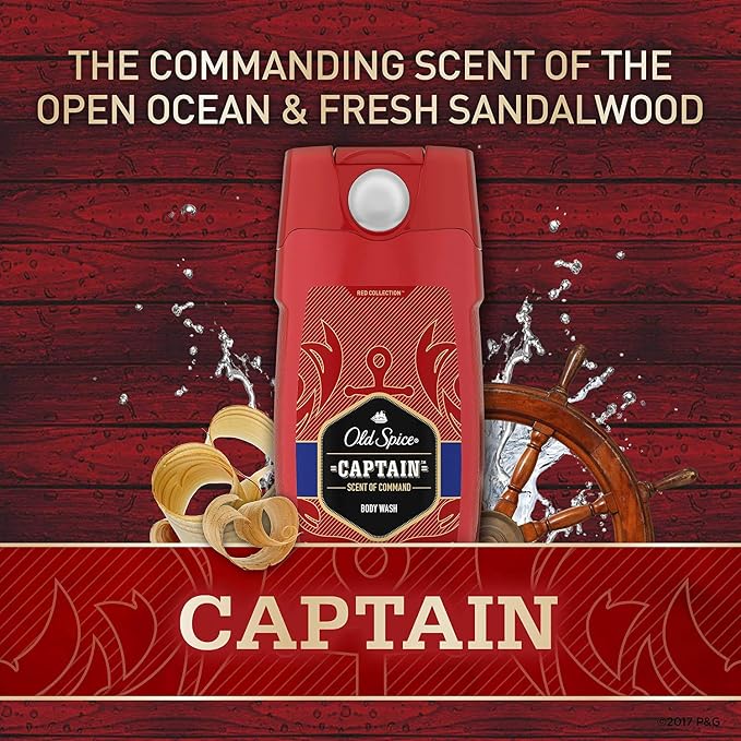 Old Spice Red Collection Captain Scent Body Wash - Image 6