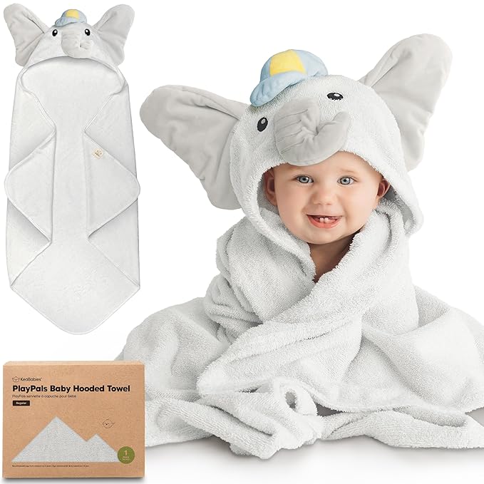KeaBabies Organic Baby Towel by KeaBabies