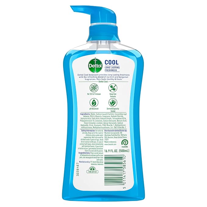 Dettol Cool Body Wash and Shower Gel, Body Wash - Image 2
