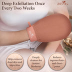 Exfoliating glove for Shower & Exfoliating body scrubber– 100% Vegan Viscose - Image 4