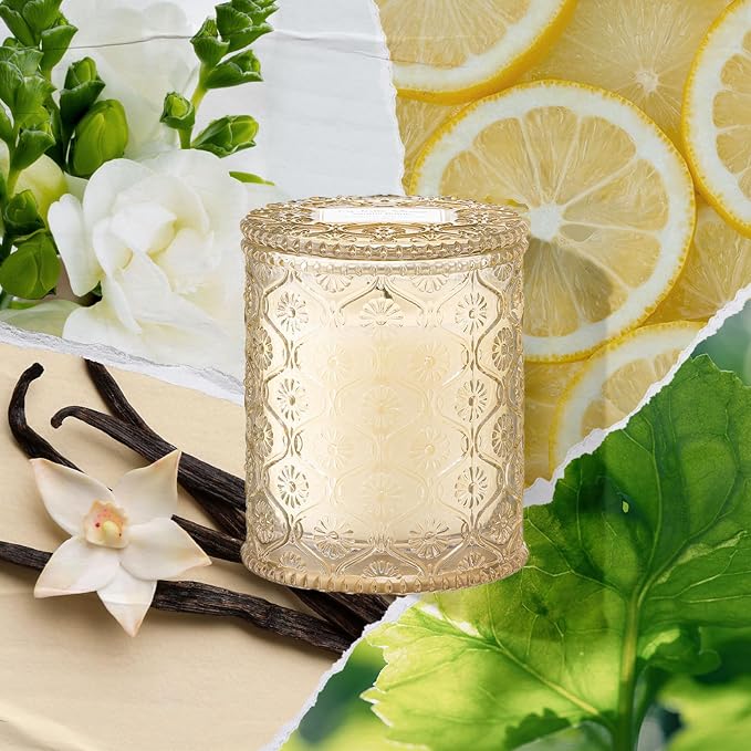 LA JOLIE MUSE Vanilla Bomb Candle | Vanilla, Lemon Zest & Patchouli | 6 oz - Image 2