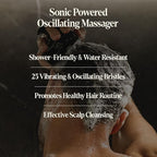 Black Wolf Sonic Scalp Head Massager & 100% Pure Argan Oil Bundle - Image 3