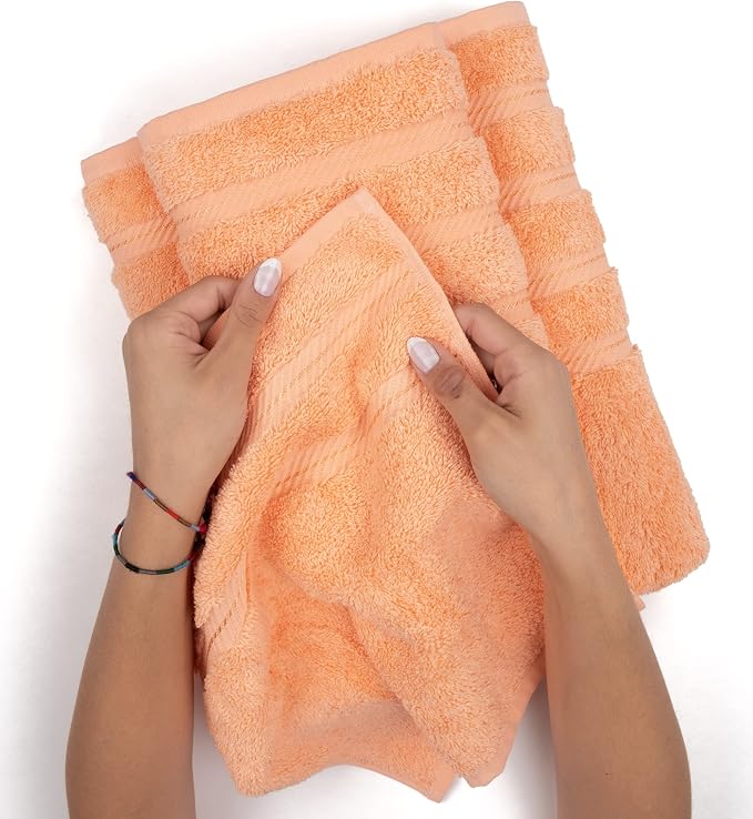 American Soft Linen Luxury 4 Piece Bath Towel Set, 600 GSM 100% Cotton Turkish - Image 5