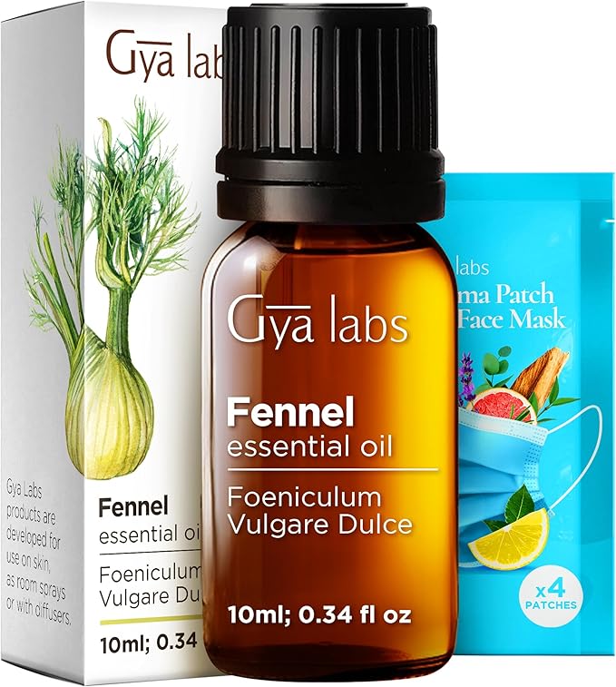 100% Pure Fennel Essential Oil by GyaLabs