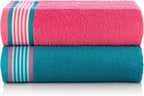 CASA COPENHAGEN He & She 6Pcs 100% Egyptian Cotton Large Designer Towels Gift - Image 4