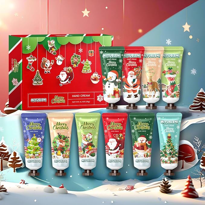 10 Pack Christmas Hand Lotion Gift Set Bulk, Mothers Day Gifts, Teacher - Image 3