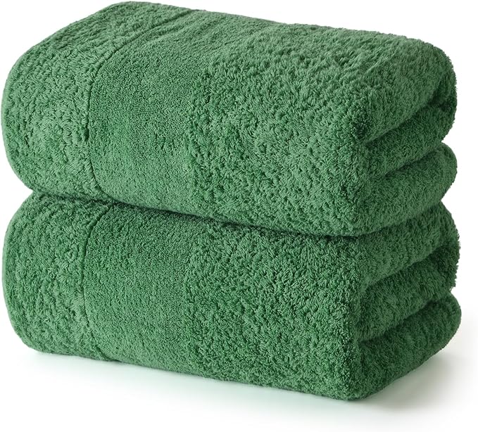 REDKISS Towels 2 Pack Luxury Extra Large Bath Towels Set 30 x 58 Inches – 100% by REDKISSOnline