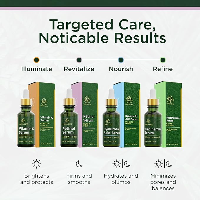 Tree of Life Beauty Retinol Serum, Skin Smoothing Face Oil - Image 6