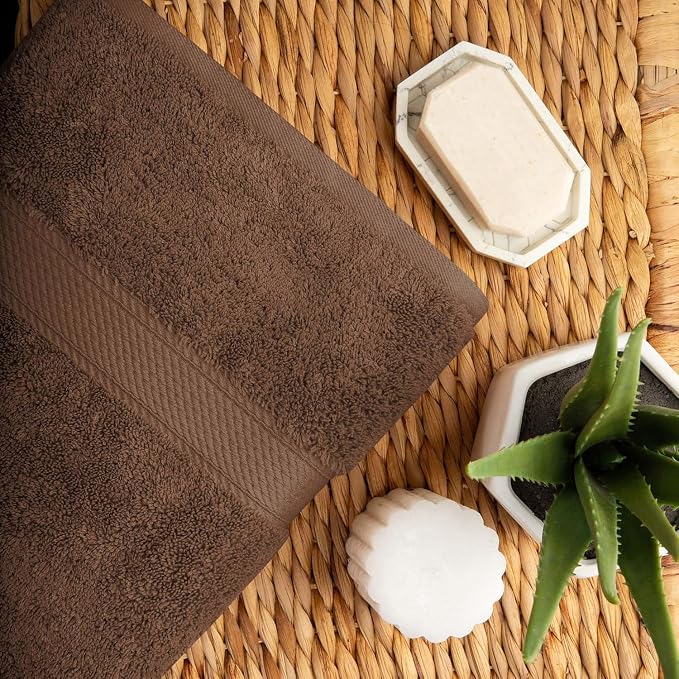 Superior Egyptian Cotton Pile 10 Piece Towel Set, Includes 2 Bath, 4 Hand - Image 5