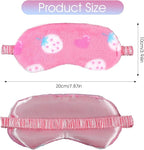 2PCS Plush Sleeping Eye Mask Soft Plush Eye Mask Fuffy Eye Cover Comfortable - Image 2