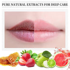 4 PCS Honey Lip Balm Pot, Honey & Strawberry & Watermelon & Apple Lime Lip Mask - Image 8