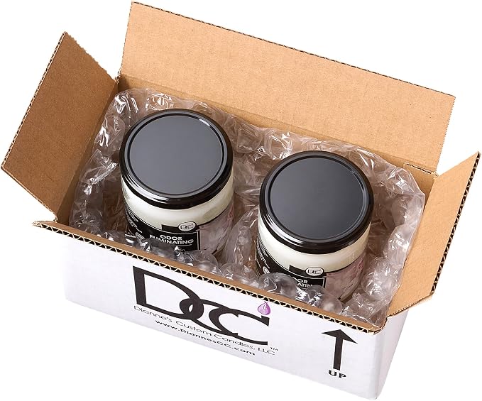Fresh Linen Two Pack Odor Eliminating Highly Fragranced Candle - Image 3
