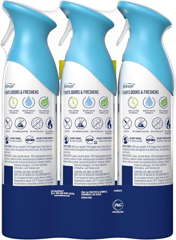 Febreze Air Mist, Air Freshener Spray, Odor Fighting Room Spray, Deodorizer - Image 13