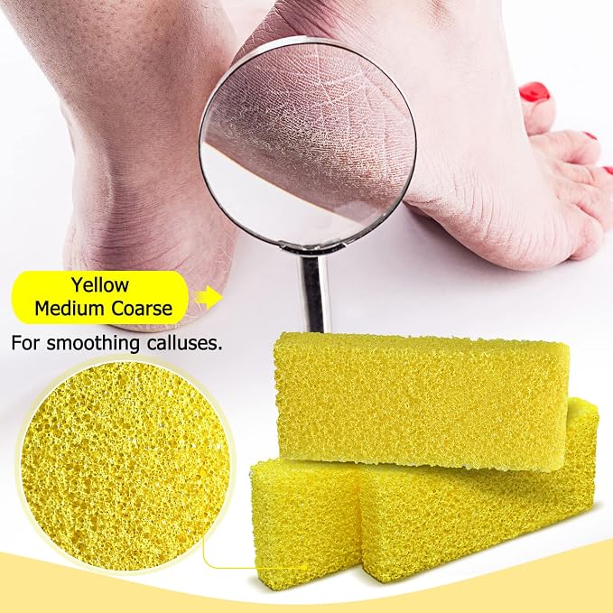 Disposable Foot Scrubber Sponge Pads Pedicure Pumice Stone - Image 5