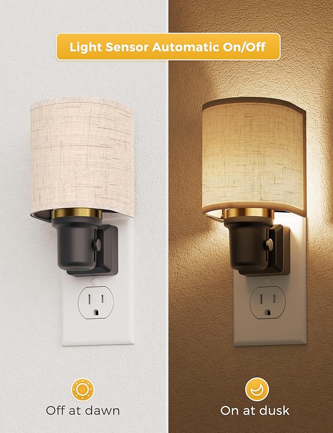 L LOHAS LED Night Lights Plug into Wall, Plug in Night Light Dimmable 100LM - Image 2