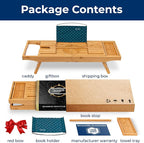 SereneLife 2 in 1 Bed and Bath Tray - Image 7