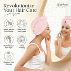 Cotton Hair Towel Wrap for Women/Kids | Quick Dry, Soft & Absorbent 420-GSM - Image 6