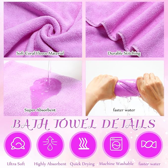 FillTouch 12 Pcs Foot Spa Kit for Girls Kids 12.5''x12.5''x8.3'' Foot Care Bath - Image 3