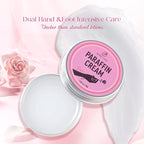 Cold Paraffin Wax Cream for Hands and Feet, Shea Butter Cuticle Balm, Rose - Image 2