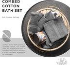 100% Combed Cotton Bathroom Towel Set of 10- 2 Bath Towels, 4 Hand Towels - Image 2