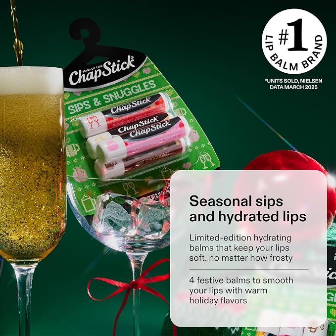 ChapStick Lip Balm, Holiday Variety Packs – Sips & Snuggles + Toasty Treats - Image 2