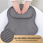 Extra Thick Bath Pillows for Tub-Luxury Bathtub Pillow for Head Neck and Back - Image 2