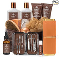 21 Pcs Sandalwood Bath & Body Care Gift Basket Set by RAROSAACCA