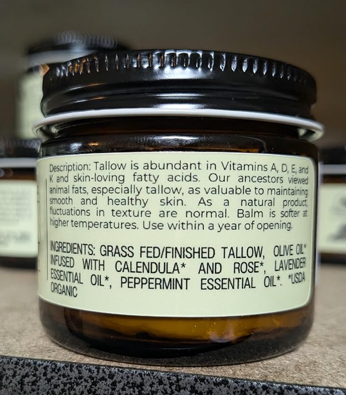 Hearth and Homestead: Handmade Whipped Tallow Balm: Organic Body Butter - Image 8