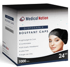 Medical Nation 24" Hair Net Disposable Bouffant Caps |CASE OF 1000, Non-Pleated - Image 8