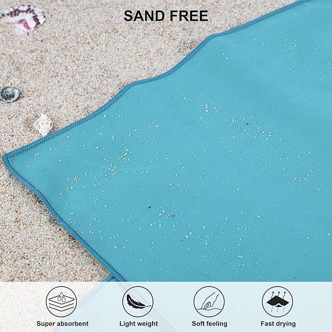 Rainleaf Microfiber Towel Perfect Travel & Gym & Camping Towel. Quick Dry - Image 5