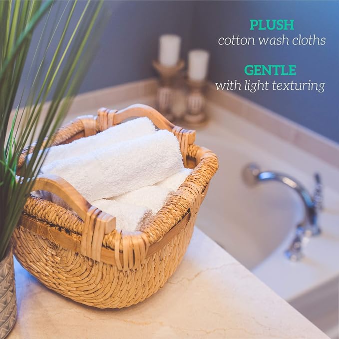 GREEN LIFESTYLE Washcloths 12" x 12" 40 Pack - Image 4