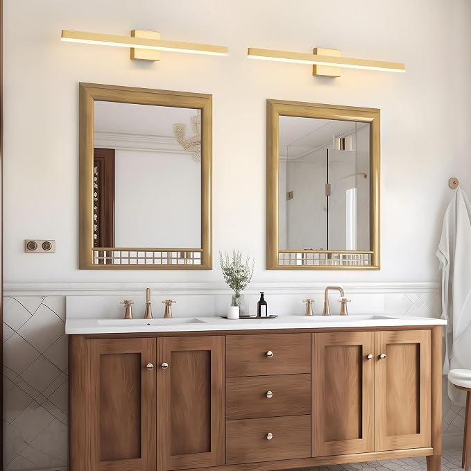 Gold Bathroom Vanity Light 31.5 inch, 26W Dimmable 5CCT LED Modern Bathroom - Image 7