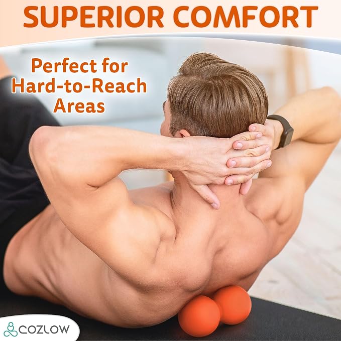 COZLOW Double Lacrosse Silicone Massage Ball - Image 3