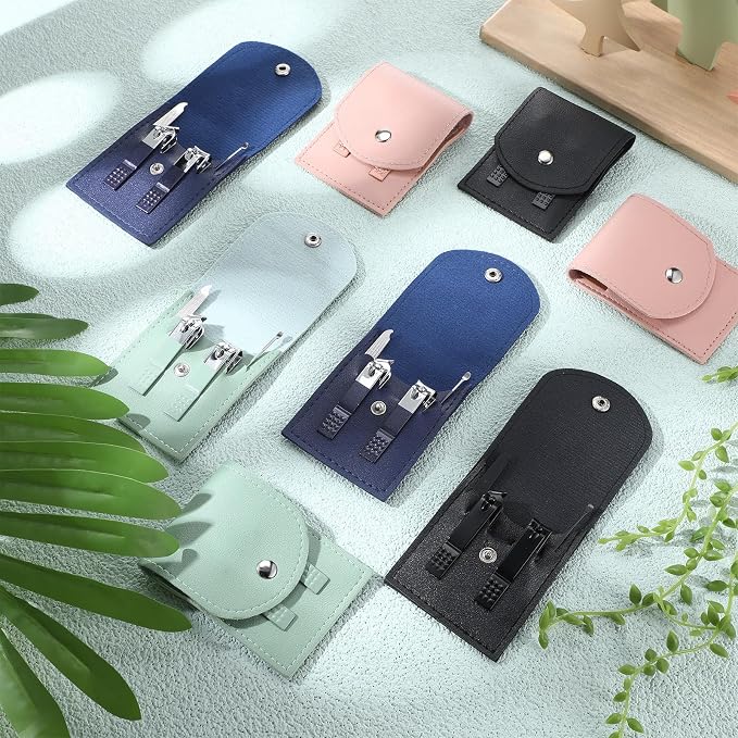 Geosar 12 Sets Manicure Set Bulk Nail Clippers Pedicure Kit Stainless Steel - Image 6