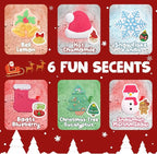 Christmas Bath Bombs Shower Steamers: 6 Pack Handmade Natural Organic Bath Bomb - Image 2