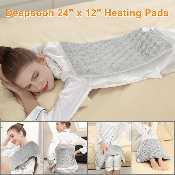 Deepsoon Heating Pad, Electric Heating Pads - Image 2