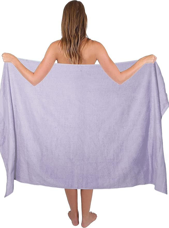 Belizzi Home Premium Cotton Oversized 2 Pack Bath Sheet 35x70-100% Pure Cotton - Image 5