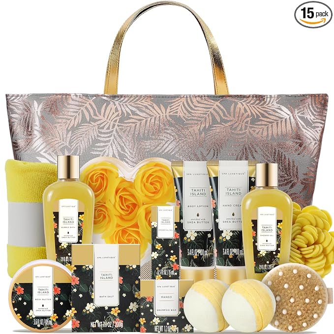 Spa Luxetique Tahiti Island Gift Baskets by spaluxetique