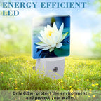 Night Light Plug into Wall White Lotus Flowers Night Light - Image 6