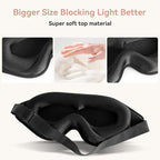 Sleep Mask for Men Women, Upgraded 3D Deep Contoured Eye Covers for Sleeping - Image 2
