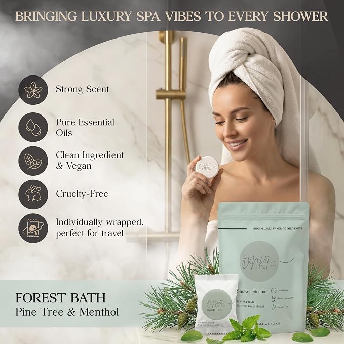 Shower Steamers Aromatherapy 6 Pack – Relaxation, Self Care, Stress Relief - Image 2