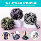 BCKENEY Bath Loofah Shower Sponge Body Back Scrubber Soft Mesh Shower Puffs - Image 4