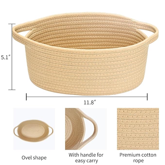 ABenkle Small Basket with Handles - Image 2