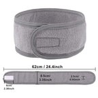 Whaline Spa Facial Headband Head Wrap Terry Cloth Headband 4 Counts Stretch - Image 2